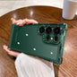 Luxury Plating Clear Case Samsung S24 S25 S23 | Shockproof