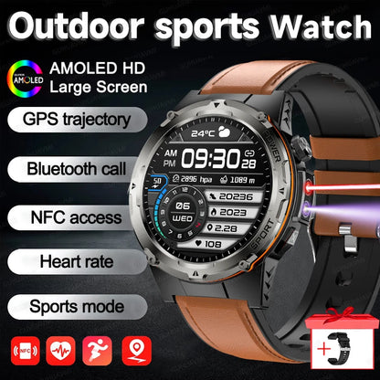 2025 NEU Beliebte Outdoor GPS-Tracker Sport Smartwatch Herren 500mAh NFC HD Anruf IP68 Tiefe Wasserdichte Uhr Herren Für Xiaomi Herren