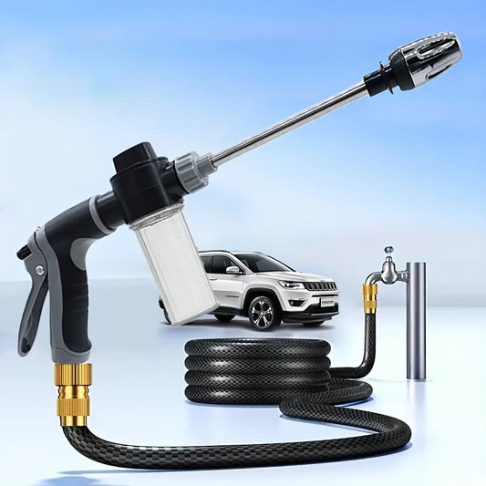 High-Pressure Car Wash Water Gun & Garden Nozzle