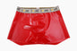 Herren Fetisch Latex Höschen Gummi Boxershorts Peniskondom Unterwäsche Kondom Cock Pouch Shorts Sexy Unterhosen für Herren