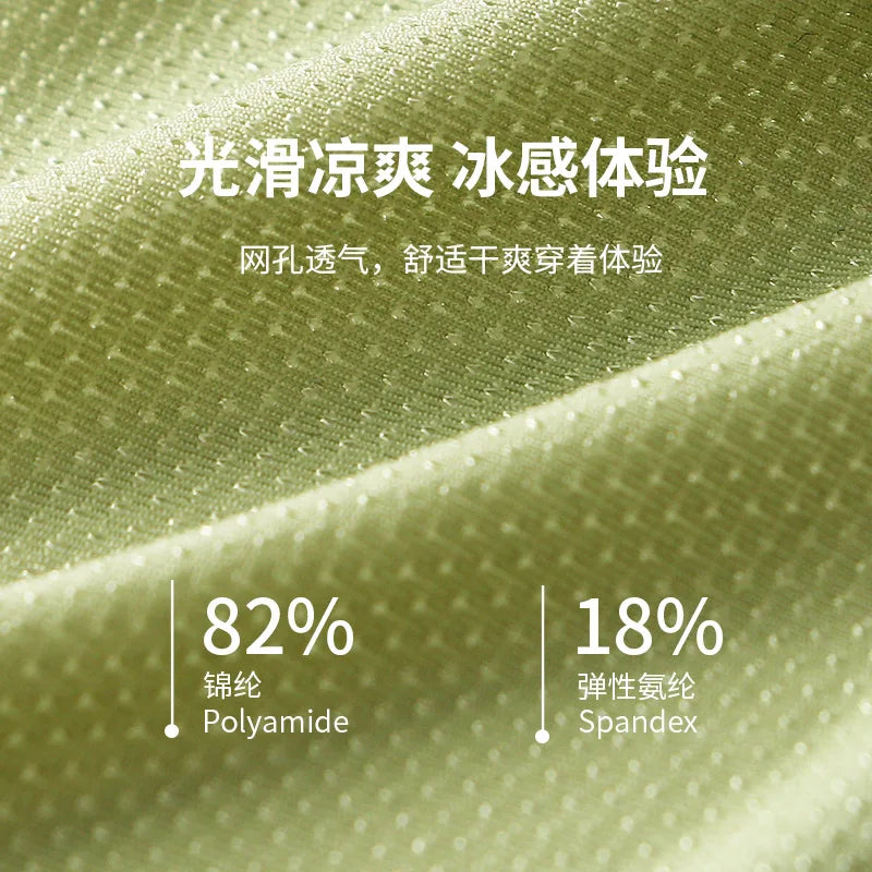 Men's Ice Silk Mesh Briefs  Breathable Underwear