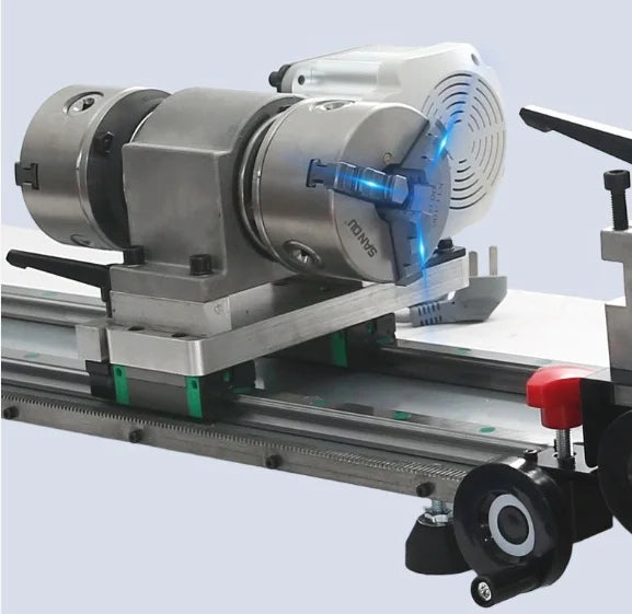 Unterhaltung im Freien Horizontale Holzdrehmaschine mit variabler Geschwindigkeit zur Reparatur von Billardqueues für Snooker-Billard-Queues Reparatur-Drehmaschine