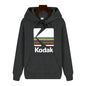 Kodak Brand Fashion Retro Y2K Print Autumn and Winter Men Sports Hoodie Outdoor Casual Casual Comfortable Street Jacket Clothing