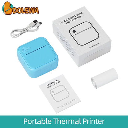 DOLEWA D8 Portable Mini Printer Wireless Bluetooth