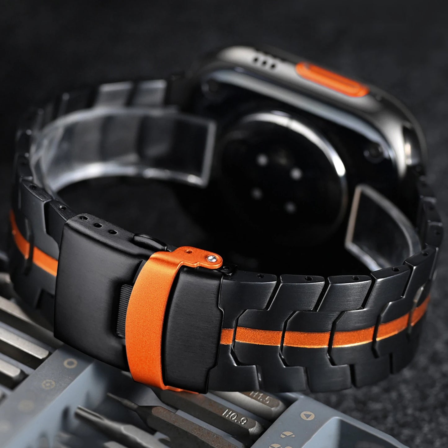 Ultra 3 2 Titanium Color Strap For Apple Watch 49mm 46mm 45mm 44mm 42mm Metal Band iWatch 11 10 9 SE 3 Stainless Steel Bracelet