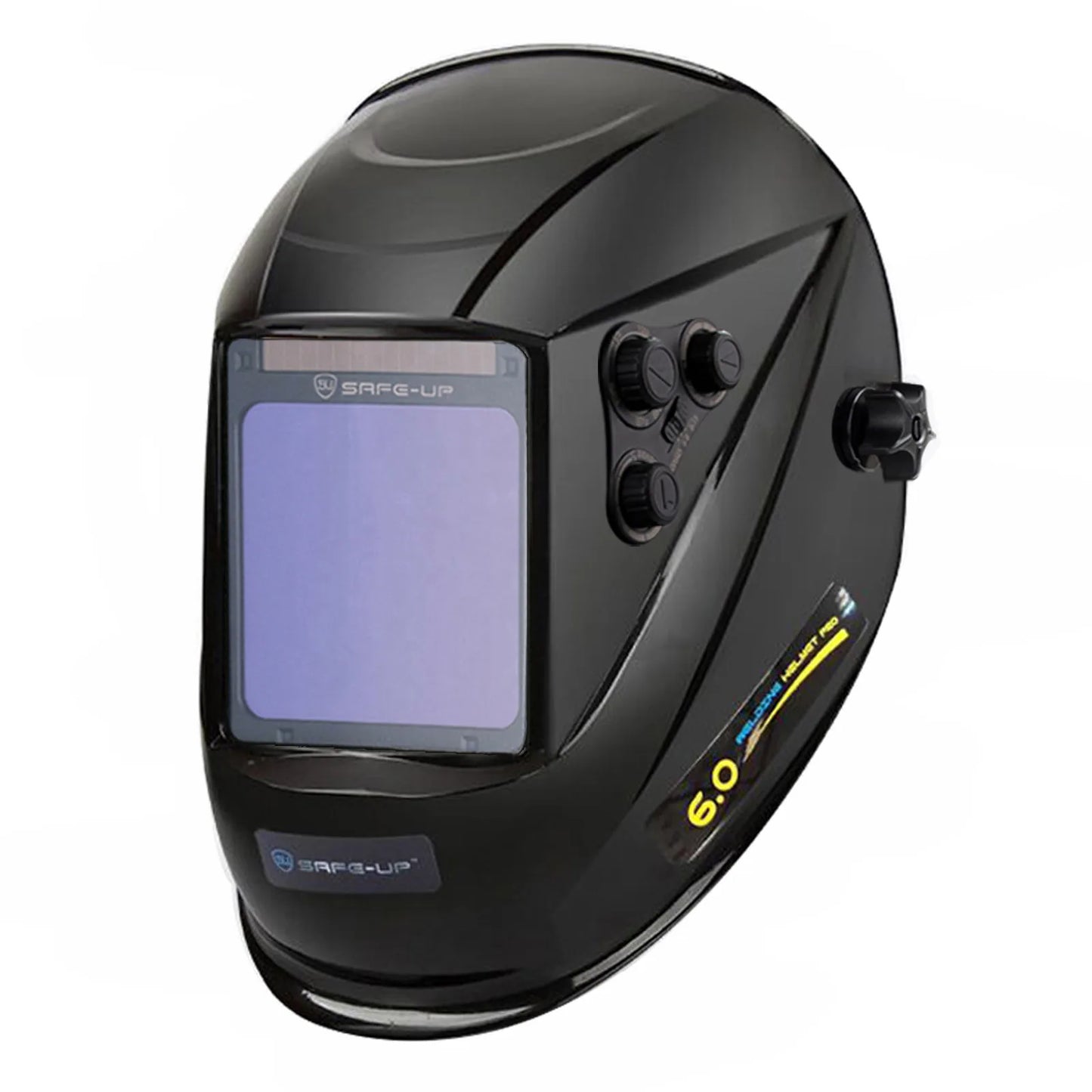 Schweißhelm 1/1/1/1 Automatik-Schweißmaske 100x97mm Große Sicht TRUE Color 4 Sensoren für MIG MAG MMA Schweißgerät