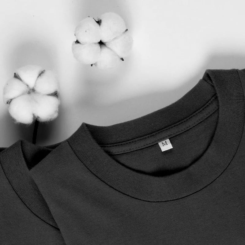 Luxuriöses bedrucktes Sommer-T-Shirt für Herren aus 100 % reiner Baumwolle, entspannte und lockere Passform, stilvoll und einzigartig, Rundhalsausschnitt