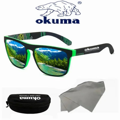 Okuma polarisierte Sonnenbrillen UV400 für Herren und Damen Outdoor-Jagd, Angeln, Autofahren, Radfahren, Sonnenbrillen, optionale Box