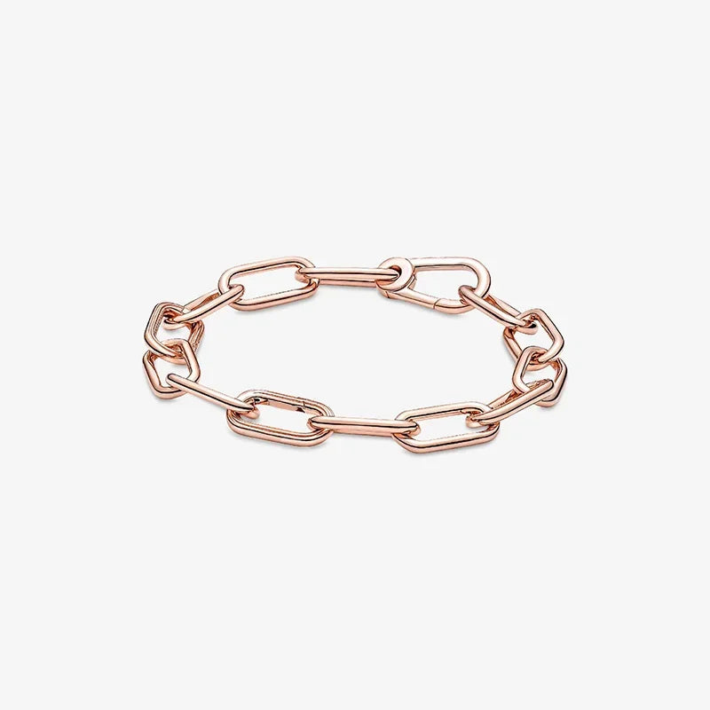 2025 New 925 Sterling Silver Classic Fashion Pearl Link Bracelet Splicing Chain High Jewelry Accessory for Mother's Day