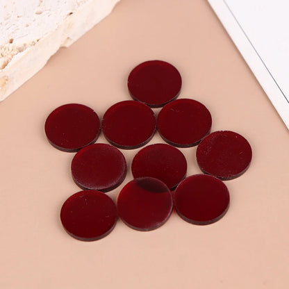 10Pcs Clear Tip Pads Diameter 15mm Play Cue Break Jump Cue Carom Pool Cue Snooker & Billiard Accessories