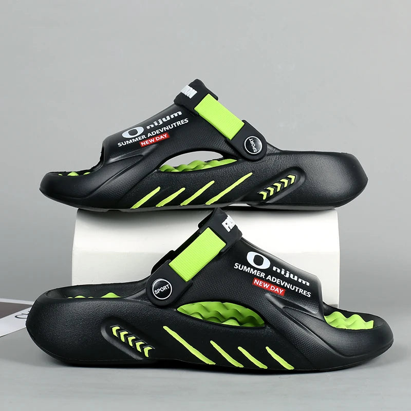 Men's EVA Soft-Sole Platform Slides Sandals