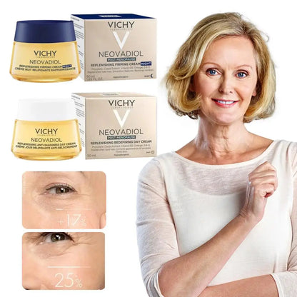 VICHY Post-menopause Day Cream 50ml Quickly Absorbed Non-greasy Salicylic Acid Facial Repair Cream Anti-Wrinkle Day Cream