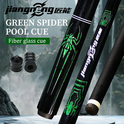 58.4in Spider Carbon Fiber Billiard Pool Cue Stick Unique Beautiful Design  Bonus 3/8-8  Joint Protect Case for Competitive Play