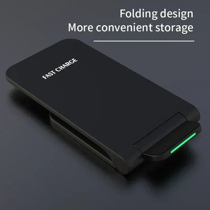 65W Wireless Charger Station Earphone Phone Fast Charging Charger Holder For iPhone 16 15 14 13 Pro Max Samsung S24 S23 Xiaomi