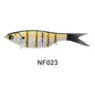 Noeby Amata Glide Swimbait Gummifisch 215mm 73g Langsam sinkende Silikon-Wobbler für Hecht Barsch Zander Glide Swimbait Angelköder