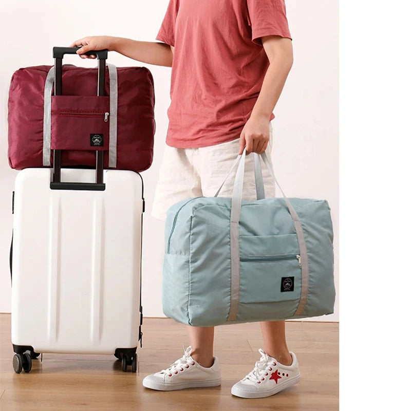 Foldable Travel Duffel Bag - Lightweight Carry-On