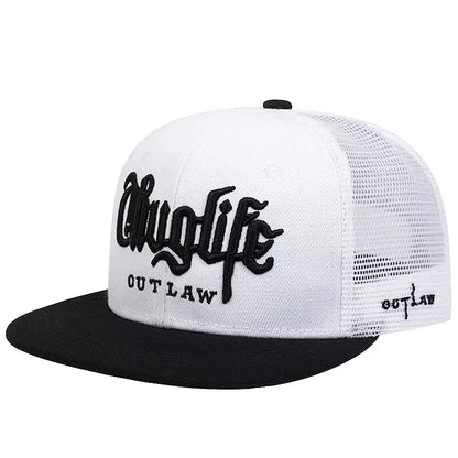 Embroidery Snapback Baseball Cap Adjustable