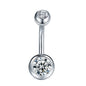 1Pc Surgical Steel Belly Button Ring Navel Nombril Piercing CZ Belly Ring Sexy Women Belly Piercing Body Jewelry Ombligo 14G