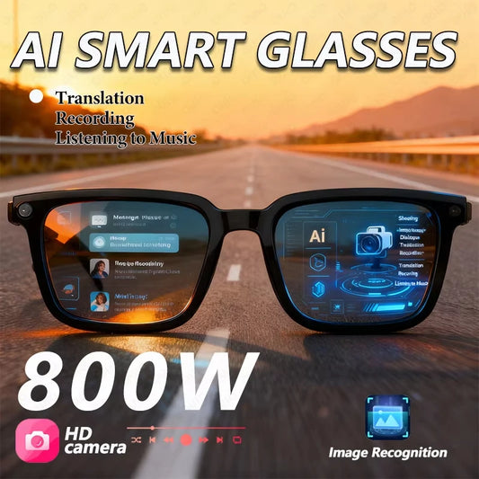 AI Smart Glasses | 4K Camera, Translation & Music