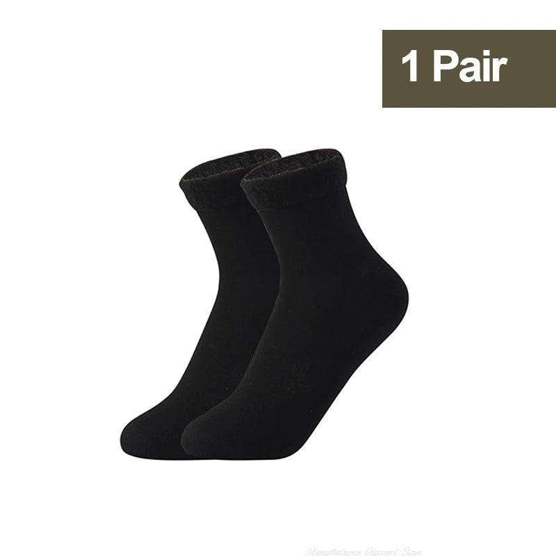 Thickened Thermal Women Mens Slipper Socks New Winter Warm Short Cotton Home Sleeping Soft Non Slip Grip Fuzzy Floor Sock Fluffy