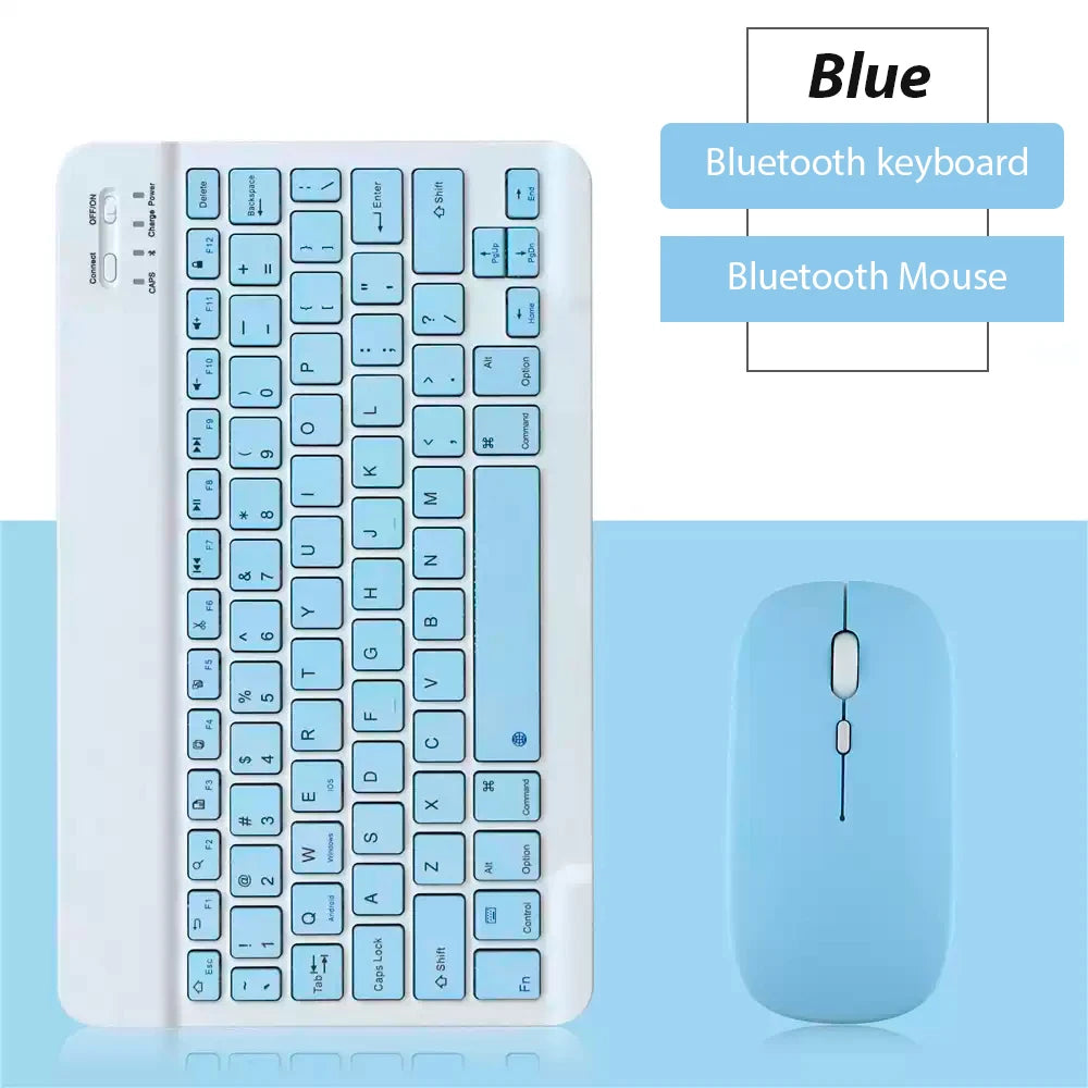 Mini Bluetooth Keyboard & Mouse for iPad Tablet Phone