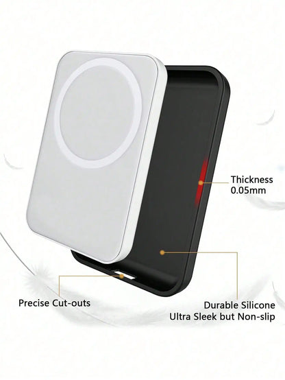 Black TPU Protective Case for Apple MagSafe Wireless Power Bank