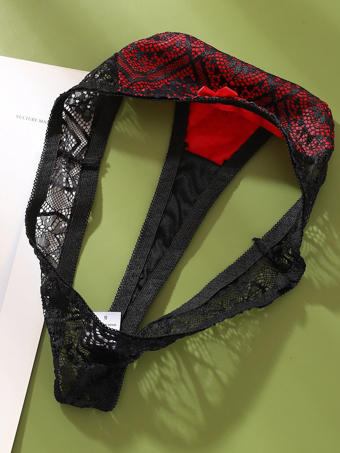 Sexy Damen G-String-Höschen Transparent Mid-Low Rise Damenunterwäsche Color-Block Damen Intimates Dessous