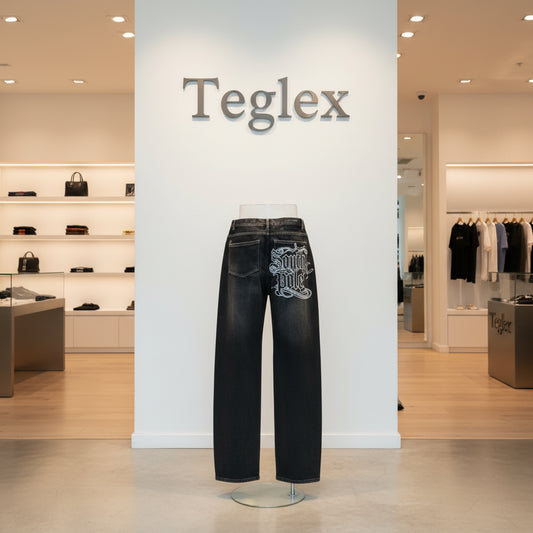 American Y2K 2025 New Baggy Wide Leg Black Jeans Overszied Women Street Casual Joker Denim Pants Couple Jeans Vintage Streetwear