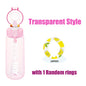 750ml/25oz Fruit Flavor Water Bottle 0 Sugar 0 Calories Sports Drinking Cup with 7 Fruit Pods Ideal for Fitness Sports Outdoor