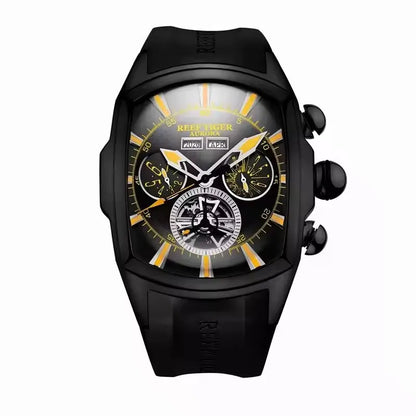 Reef Tiger Tourbillon Automatic Watch – Wine Barrel