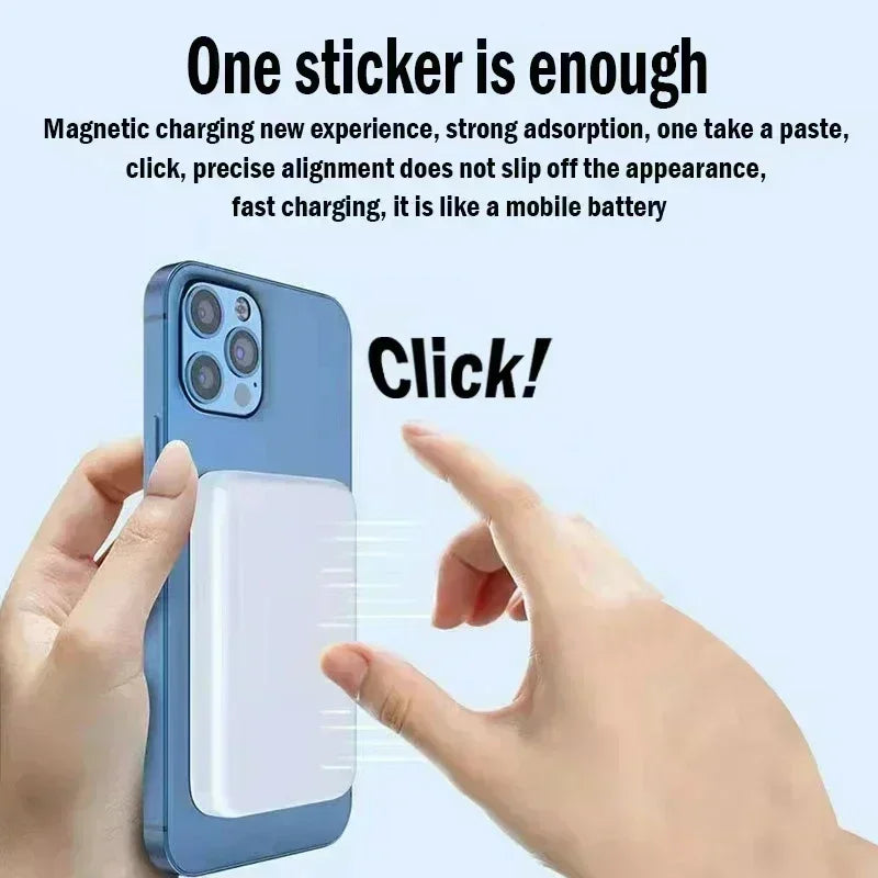 Magnetic Wireless Power Bank – MagSafe Fast Charging