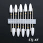 10pcs Ceramic Nail Drill Bits Set, Electric Manicure & Pedicure Milling Cutter, For Nail Polishing Machine
