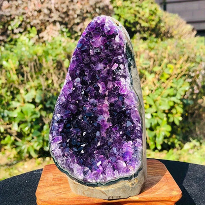 Natural Amethyst Rough Stone Cluster Gemstone Gift