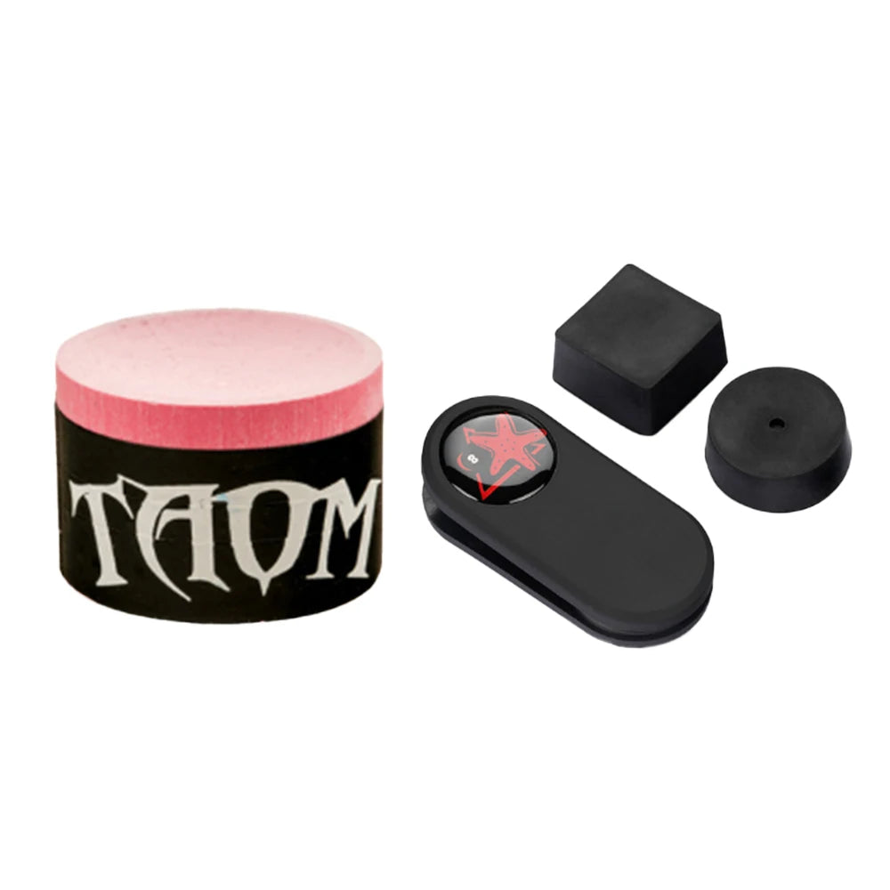 Taom Chalk Orginal Pyro Chalk with V10 Soft Blue 2.0 Pyramid Pink Green Snooker for Professional Round Billiards Chalk