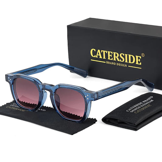CATERSIDE Fashion Men Sunglasses Small Frame Square Personalized Design Sun Glasses Women Travel Party Business Festival Gift - Teglex