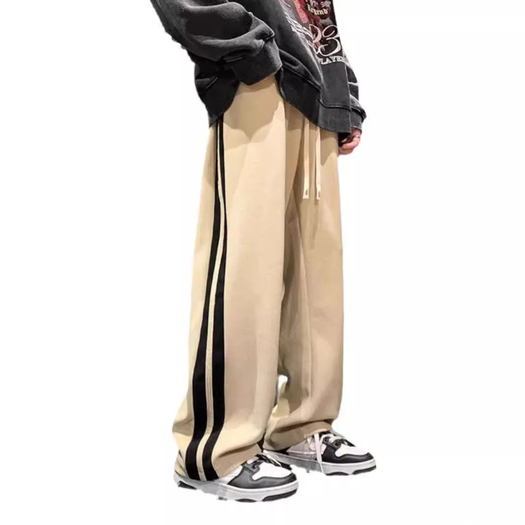 Corduroy Wide Leg Pants Men's Loose Casual American Style Straight Leg Trousers for Couples Fashionable New Arrival