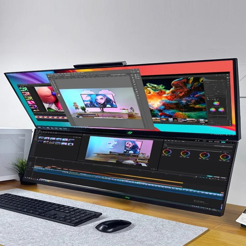 40-Zoll-4K-Monitor mit Dual-Screen