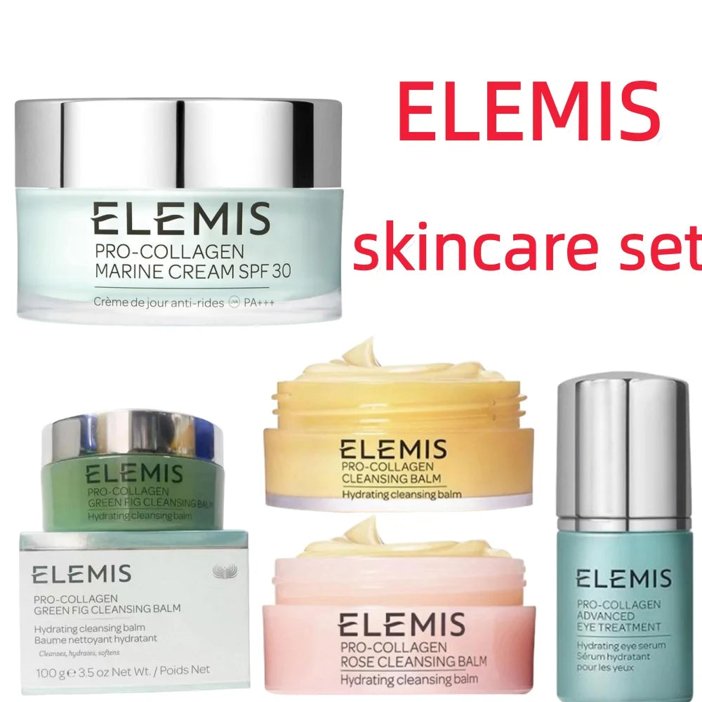 ELEMIS Collagen Eye & Face Cream - Marine Retinol Cream SPF30, Nourishes Hydrates, Fades Fine Lines Wrinkle Remover Skin Care