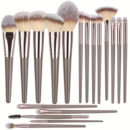 Professionelles 3-20-teiliges Make-up-Pinsel-Set, weiche, flauschige Foundation-Lidschatten-Concealer-Verblendpinsel, Rougepinsel Kabuki Damen Beauty Tool