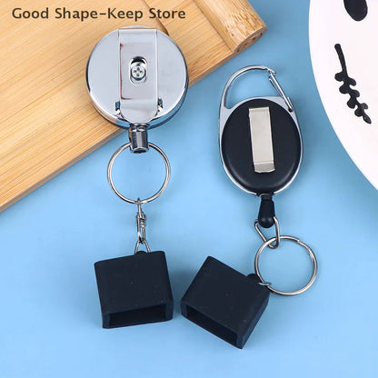 Billiard Chalk Holder Keychain – Retractable Clip