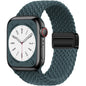 Geflochtenes Armband für Apple Watch 44mm 40mm 45mm 49mm 41mm 38mm Schnallenarmband iWatch Series SE 7 3 6 8 9 Ultra 2 Magnetisches Armband