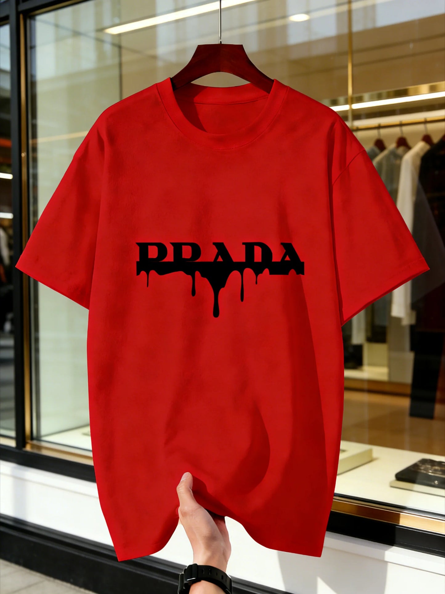 Bedrucktes, lockeres, lässiges und modisches Kurzarm-T-Shirt mit hochwertigem Buchstabenmuster für Kinder für Jungen und Mädchen