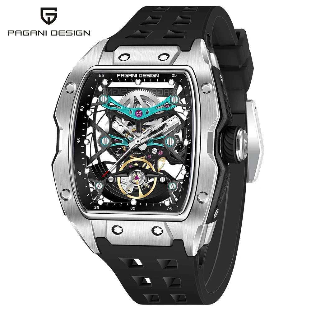 Design TourBillon Men's Mechanical Watch 50M