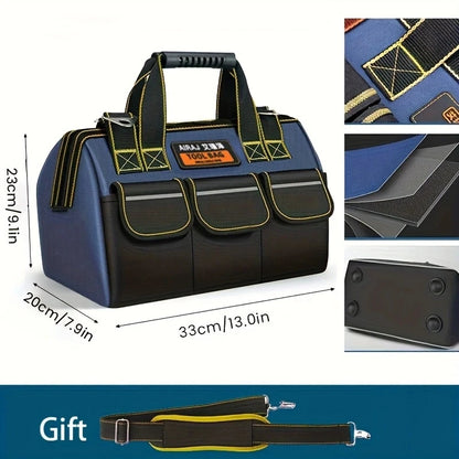 AIRAJ Multifunktionale Werkzeugtaschen 1680D Oxford-Gewebe Elektrikertaschen Wasserdicht und verschleißfest Hochleistungs-Aufbewahrungstaschen