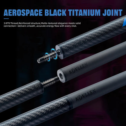 KONLLEN Carbon Fiber Break Cue 12.9mm – Pro Billiards