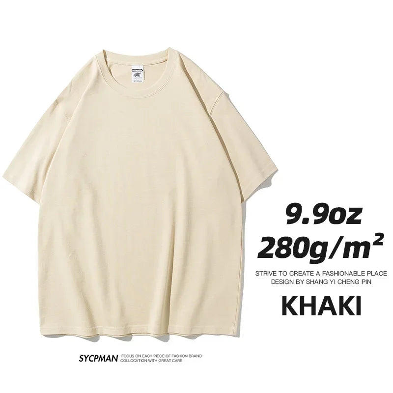 280gsm Oversized Heavy Cotton T-Shirt for Men