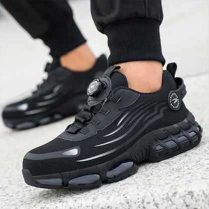 Men's Rotating Safety Work Shoes Anti-Smash Sport