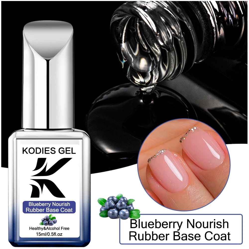 KODIES GEL Chrome Top Coat Nail Powder Finish UV Gel Nail Polish 15ML Super Shine Topcoat No Wipe Semi Permanent DIY Nails Art