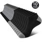 10 Pairs Of Comfortable Breathable Socks Sweat Absorbing Odor Proof Low Cut Solid Color Socks Suitable For Outdoor Activities