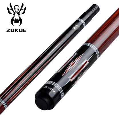 ZOKUE-Professional Billiard Cue with Case, Carom Stick, Korean 3 Cushion, Taper, 12mm Tip, 142 cm, Libre Cue with Case